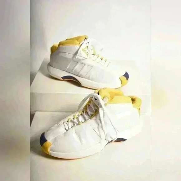 OG 2006  ADIDAS Kobe Crazy 1 Lakers Yellow Purple Basketball Shoes 10US 467309 - Picture 1 of 11